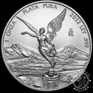 Moneda de Plata Libertad 1 oz BU – México – 2022 - Anverso
