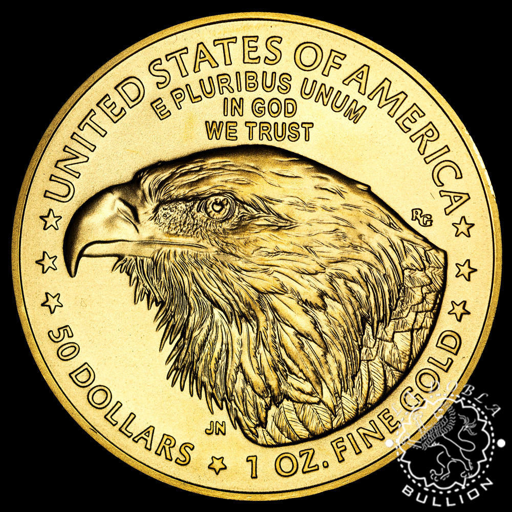 Moneda de Oro American Eagle 1 oz BU – EE.UU. – 2025 - Anverso