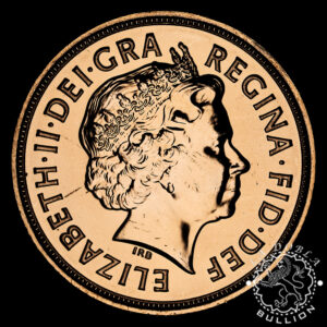 Moneda de Oro Soberano Jubileo Reina Isabel II - 2012 - Reverso