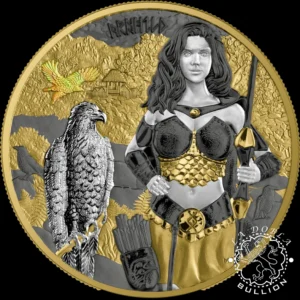 Moneda de Plata Valkyries Arnhild Valhalla 1 oz BU – Germania – 2025 - Reverso