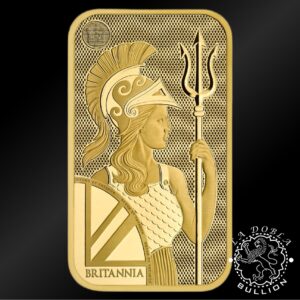 Lingote de Oro Britannia 100g - Royal Mint - Lingote Reverso- Nuevo