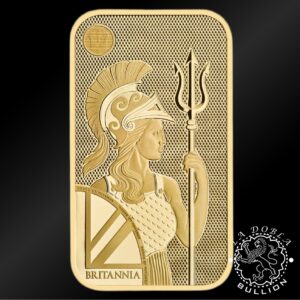 Lingote de Oro Britannia 50g - Royal Mint - Lingote Reverso - Nuevo