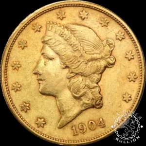 Moneda de Oro 20 Dólares Double Eagle Liberty Head - EE.UU. - 1850-1907 - Reverso
