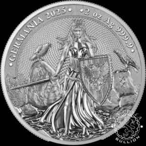 Moneda de Plata Germania 2 oz BU - Germania - 2025 - Reverso