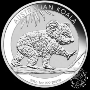 Moneda de Plata Koala 1 oz BU - Australia - 2016 - Reverso