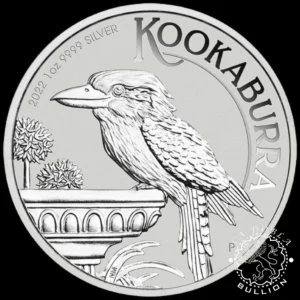 Moneda de Plata Kookaburra 1 oz BU - Australia - 2022 - Reverso