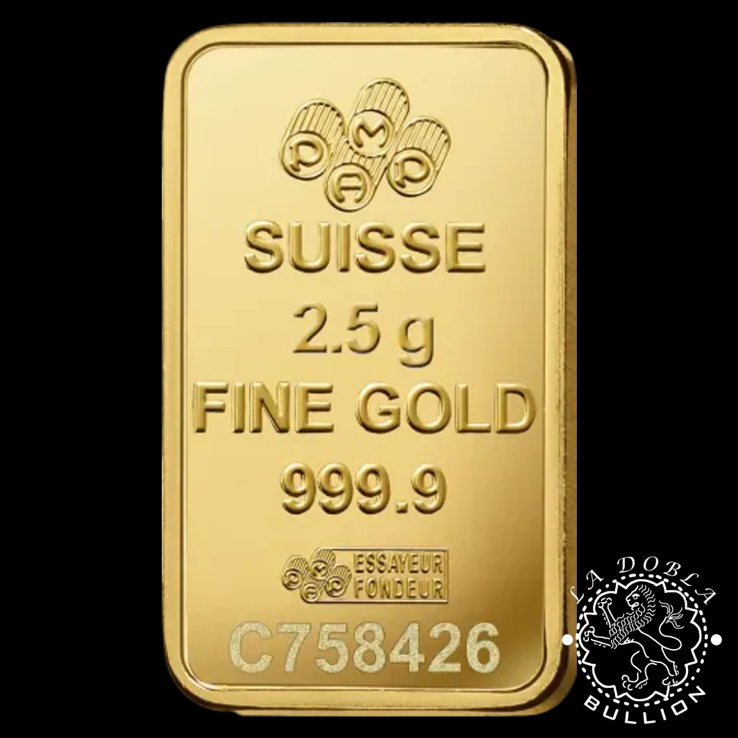 Lingote de Oro 2,5 g Rosa - PAMP Rose - Anverso