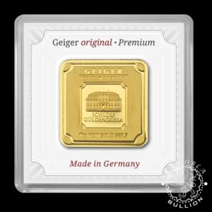 Lingote de Oro 10 g - GEIGER - Reverso