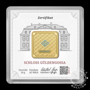 Lingote de Oro 20 g - GEIGER - Anverso