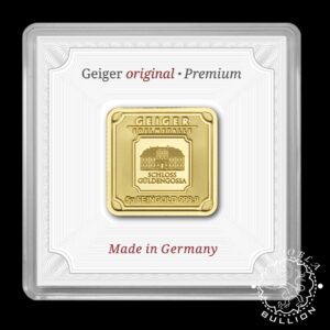 Lingote de Oro 5 g - GEIGER - Reverso