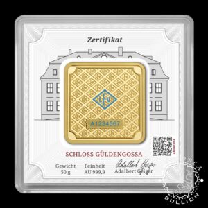 Lingote de Oro 50 g - GEIGER - Anverso