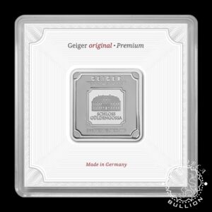 Lingote de Plata 1 oz - GEIGER - Reverso
