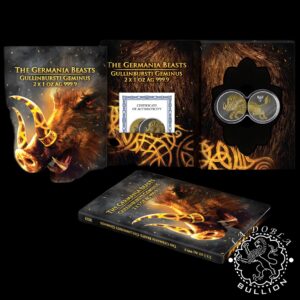 Moneda de Plata Germania Beasts Gullinbursti Geminus 2 x 1 oz BU - Germania - 2025 - Estuche