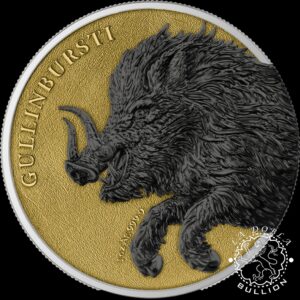 Moneda de Plata Germania Beasts Gullinbursti Geminus 2 x 1 oz BU - Germania - 2025 - Reverso