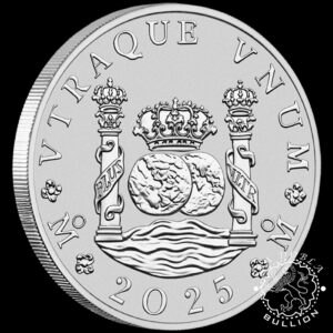 Moneda de Plata Pillar Dollar (Columnario) 1 oz BU - Australia - 2025 - Reverso