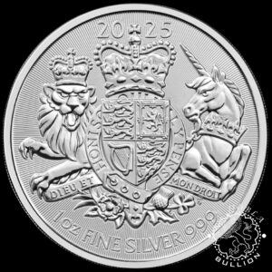 Moneda de Plata The Royal Arms 1 oz - BU - Reino Unido - 2025 Reverso