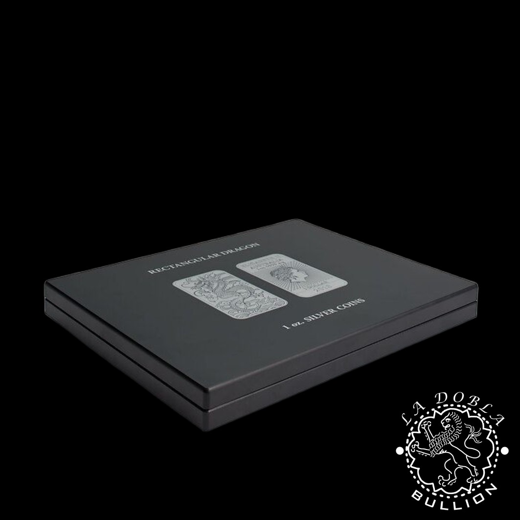 Leuchtturm - Estuche VOLTERRA UNO para Dragón Rectangular de Plata - Cerrado