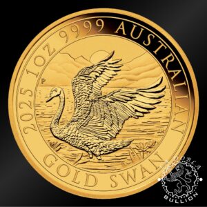 Moneda de Oro Cisne Gold Swan 1 oz BU - Australia - 2025 - Anverso