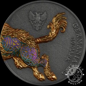 Moneda de Plata Germania Beasts Gullinbursti 2 oz Ultra High Relief - Germania - 2025 - Anverso