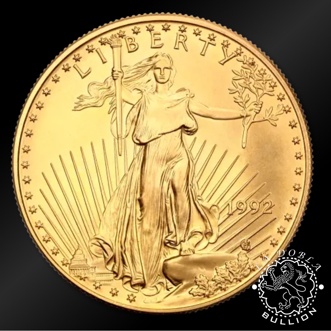 Moneda de Oro American Eagle 1 oz BU - EE.UU. - EMISIÓN PASADA - Reverso