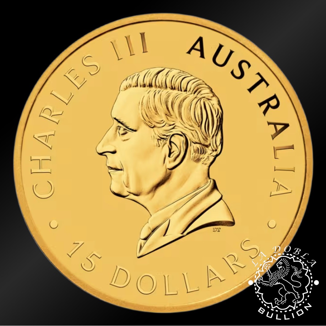 Moneda de Oro Kookaburra 1 10 oz BU - Australia - 2025 - Anverso
