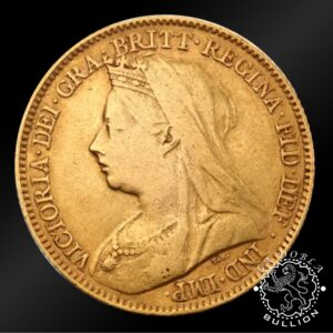 Moneda de Oro Medio Soberano - Victoria - Reino Unido - 1838-1901 - Anverso