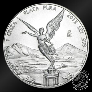 Moneda de Plata Libertad 1 oz BU - México - 2013 - Anverso