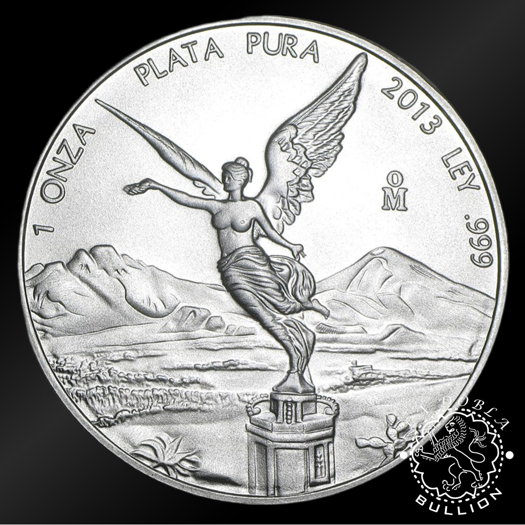 Moneda de Plata Libertad 1 oz BU - México - 2013 - Anverso