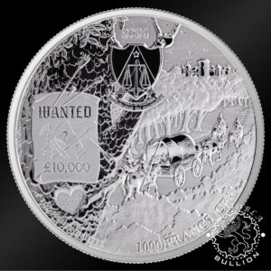 Moneda de Plata Sherwood Robin of the Hood 1 oz BU - Camerún - 2024 - Anverso