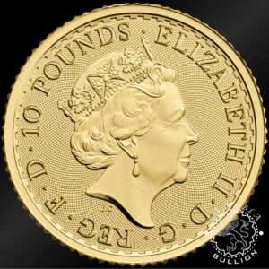 Moneda de Oro Britannia 1 10 oz BU - Reino Unido - EMISIÓN PASADA - Anverso