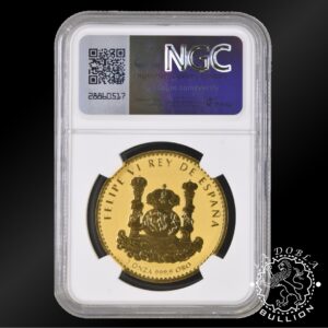 Moneda de Oro Lince 1 oz Proof Inverso - España - 2021 - Encapsulada por NGC - Reverso