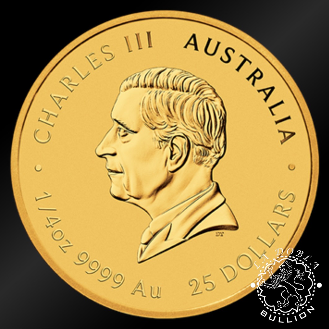 Moneda de Oro Serie Lunar III Caballo 1 4 oz BU - Australia - 2026 - Anverso