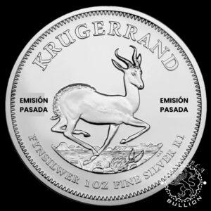 Moneda de Plata Krugerrand 1 oz BU - Sudáfrica - Emisión Pasada (VM) - Reverso