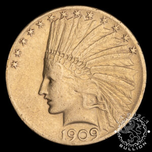 Moneda de Oro 10 Dólares Indian Head - EE.UU. - Año Aleatorio - Reverso