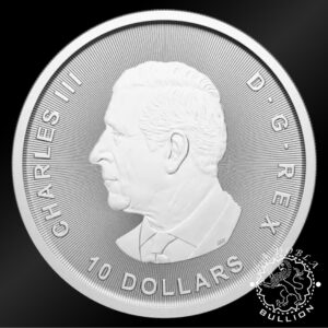 Moneda de Plata El Oso y El Toro 2 oz BU - Canadá - 2025 - Anverso