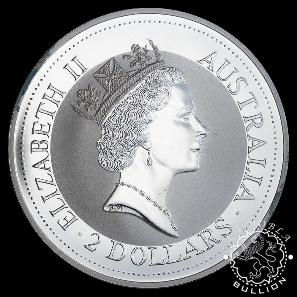 Moneda de Plata Kookaburra 2 oz BU - Australia - 1992 - Anverso