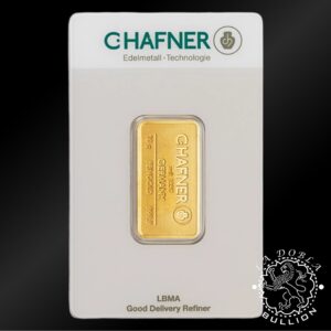 Lingote de Oro 10 g - C.Hafner - Reverso