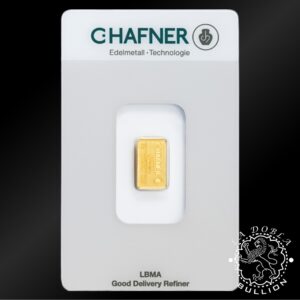Lingote de Oro 2 g - C.Hafner - Anverso