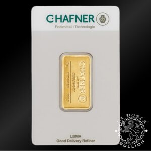Lingote de Oro 5 g - C.Hafner - Anverso
