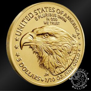 Moneda de Oro American Eagle 1 10 oz BU - EE.UU. - 2026 - Anverso