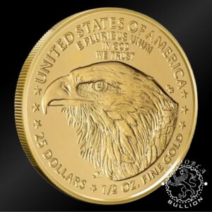 Moneda de Oro American Eagle 1 2 oz BU - EE.UU. - 2026 - Anverso