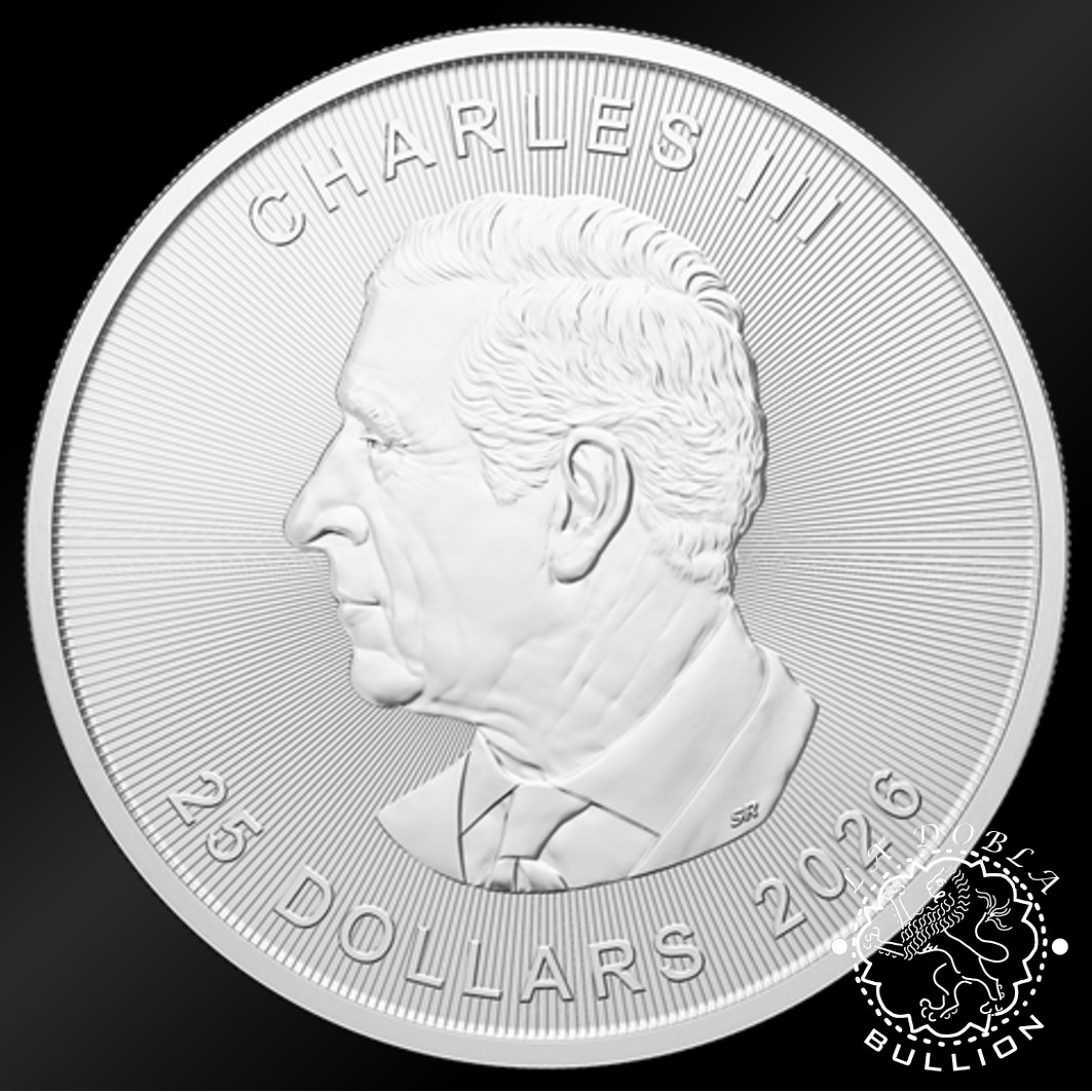 Moneda de Plata Grand Maple Leaf 5 oz BU - Canadá - 2026 - Anverso