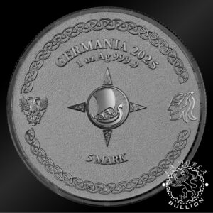 Moneda de Plata Ragnarok Loki 1 oz Black Silver BU - Germania - 2025 - Anverso