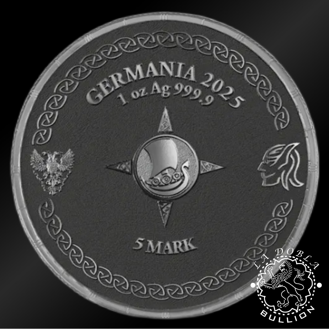 Moneda de Plata Ragnarok Loki & Heimdall Geminus 2 x 1 oz BU - Germania - 2025 - Anverso Loki