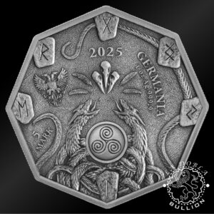 Moneda de Plata Witchcraft Herbalist Ritual 1 oz BU - Germania - 2025 - Anverso
