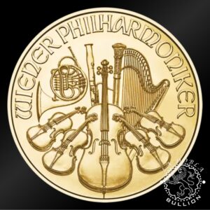 Moneda de Oro Filarmónica 1 oz BU - Austria - 2026 - Anverso