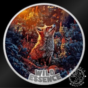 Moneda de Plata Wild Essence Zorro 1 oz BU - Liberia - 2026 - Reverso