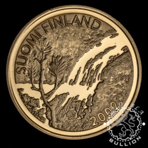 Moneda de Oro 100 EURO - 1/4 Oz - Finlandia - 2002 - Recomprada