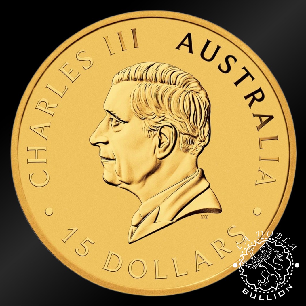 Moneda de Oro Kookaburra 1 10 oz BU - Australia - 2026 - Anverso