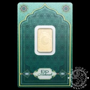 Lingote de Oro Eid Mubarak 5 g - PAMP - Lingote Reverso